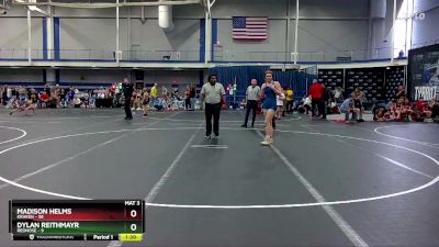 130 lbs Round 1 (8 Team) - Madison Helms, Kraken vs Dylan Reithmayr, RedNose