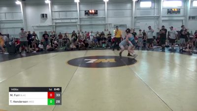 140 lbs Pools - Matteo Furr, Black Iron Society vs Titan Henderson, Ares W.C. (MI)