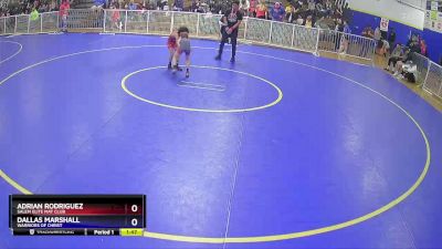 56 lbs Semifinal - Adrian Rodriguez, Salem Elite Mat Club vs Dallas Marshall, Warriors Of Christ