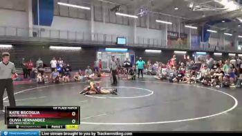 92 lbs Placement (4 Team) - Katie Biscoglia, Black Mambas vs Olivia Hernandez, Big Money Movin