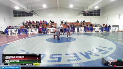 220 lbs Cons. Round 4 - Adrian Ramos, Mayfair vs Leonardo Ramirez, Hanford