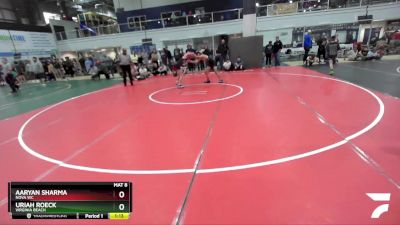 106 lbs Quarterfinal - Aaryan Sharma, NOVA WC vs Uriah Roeck, Virginia Beach