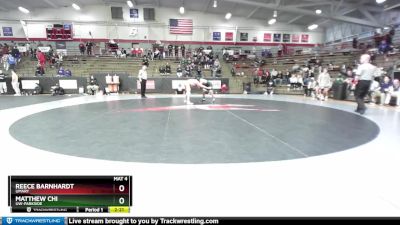 133 lbs Cons. Round 7 - Reece Barnhardt, UMary vs Matthew Chi, UW-Parkside