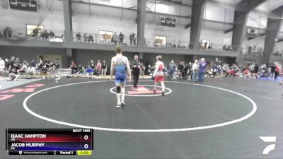 126 lbs Quarterfinal - Isaac Hampton, OR vs Jacob Murphy, MT