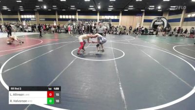 145 lbs Rr Rnd 3 - Levi Allinson, Lake Steven WC vs Richard Halvorson, Wyoming Underground