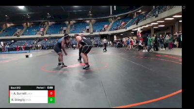 285 lbs Semifinal - Aiden Surratt, Jacksonville vs Ryan Stingily, Lincoln-Way East