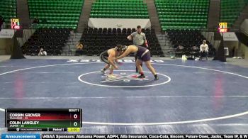 287 lbs Finals (2 Team) - Colin Langley, Jasper vs Corbin Grover, Tallassee