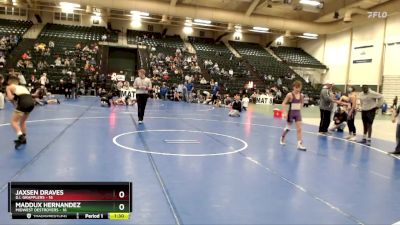 110 lbs Cross Bracket (8 Team) - Jaxsen Draves, G.I. Grapplers vs Maddux Hernandez, Midwest Destroyers