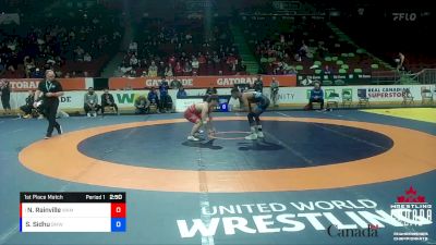 70kg 1st Place Match - Nathan Rainville, Patriotes vs Sehajpal Sidhu, BMWC