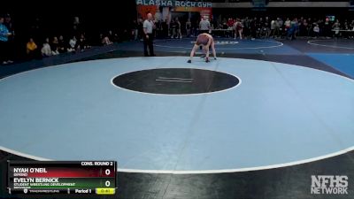 120G Cons. Round 2 - Evelyn Bernick, Student Wrestling Development Program vs Nyah O`Neil, Dimond