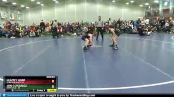 95 lbs Round 3 (6 Team) - Jon Gonzalez, Iowa Gold vs Huntly Harp, Montana White