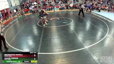 165 lbs Cons. Semi - Mason Farrar, Palo Verde vs Deogratias Mayela, Sierra Vista