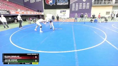 150 lbs Cons. Round 5 - Jacob Hodge, WOW Wrestling Club vs Elijah Ornelas, Wright Wrestling Academy