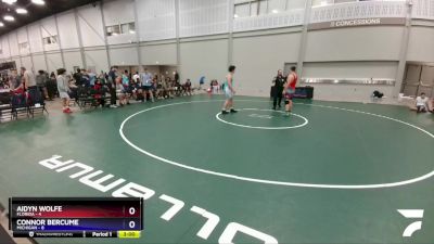 220 lbs Placement Matches (8 Team) - Aidyn Wolfe, Florida vs Connor Bercume, Michigan