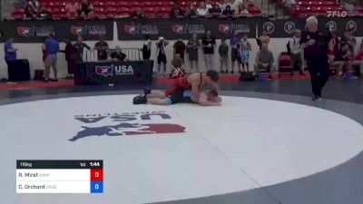 110 kg Cons 4 - Ryan Miret, Miami Wrestling Club vs Cj Orchard, Oregon