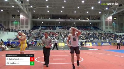 285 lbs Quarterfinal - Ian Butterbrodt, Brown vs Michael Hughes, Hofstra