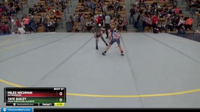 50 lbs Cons. Round 4 - Miles Wichman, No Nonsense vs Tate Bailey, Moen Wrestling Academy