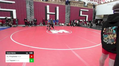 215 lbs Consolation - Elijah Prophete, Taunton vs Jayden Toppan, Gloucester