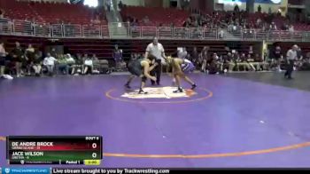 195 lbs Round 2 (8 Team) - De Andre Brock, Grand Island vs Jace Wilson, Gretna