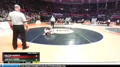 1A 120 lbs Cons. Round 2 - Payton Murphy, Tremont vs Lincoln Hoger, West Chicago (Wheaton Academy)