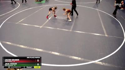 68 lbs Finals (8 Team) - Jack Hogan, New Prague vs Jacob Graber, Northfield