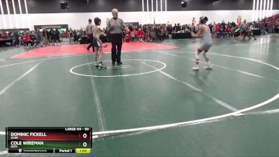 90 lbs Cons. Semi - Dominic Fickell, OLBR vs Cole Wireman, KEFA