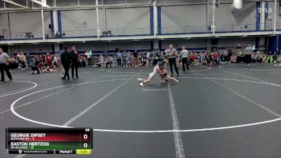 68 lbs Round 3 (8 Team) - Easton Hertzog, PA Alliance vs Georgie Dipsey, Ruthless WC