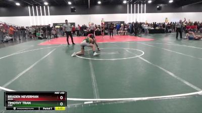 120 lbs Quarterfinal - Timothy Tran, STRT vs Braden Neverman, BIGW