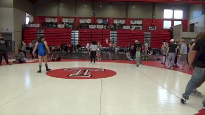 130+145 Cons. Semi - Kenley Brown, Blackman Wrestling Club vs Adalyne Fowls, Well Trained