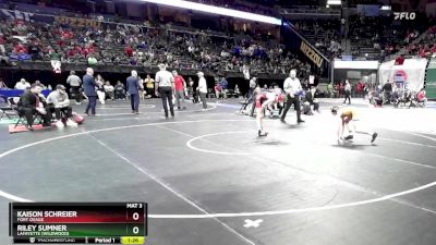 106 Class 4 lbs Semifinal - Riley Sumner, Lafayette (Wildwood) vs Kaison Schreier, Fort Osage