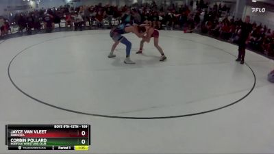 109 lbs Champ. Round 2 - Corbin Pollard, Norfolk Wrestling Club vs Jayce Van Vleet, Nebraska