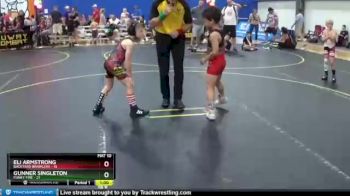 64 lbs Finals (8 Team) - Eli Armstrong, Backyard Brawlers vs Gunner Singleton, Funky Fire