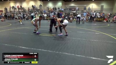 125 lbs Semis & 1st Wrestleback (8 Team) - Josiah Puller, Ohio Gold vs Logan Christopher, Untouchables Black