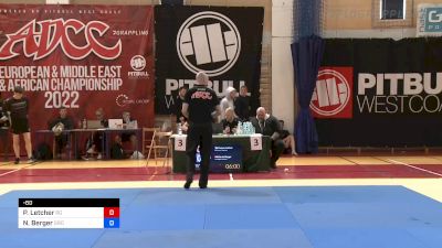 Peyton Letcher vs Nicole Berger 2022 ADCC Europe, Middle East & African Championships