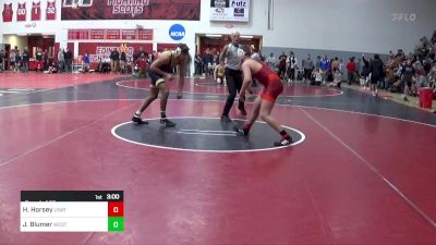 165 lbs Round Of 32 - Hunter Horsey, Unattached vs Jack Blumer, West Virginia