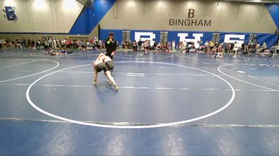 90 lbs Cons. Semi - Presley Call, Bear River Wrestling Club vs Oakley Jones, Bear River Wrestling Club