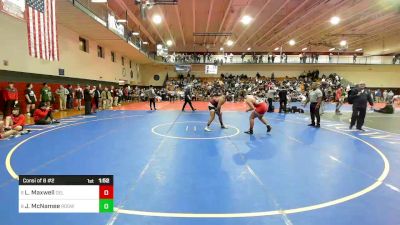 215 lbs Consi Of 8 #2 - Luke Maxwell, Delsea vs Jacob McNamee, Ridgewood