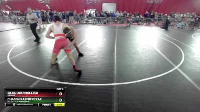 157 lbs Cons. Round 3 - Silas Oberholtzer, Illinois vs Chasen Kazmierczak, Izzy Style Wrestling