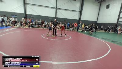 120 lbs Quarterfinal - Hudson Handley, Thunder Mountain Wrestling Club vs Omar Gonzalez, Team Elevate Wrestling