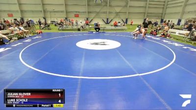 138 lbs Round 1 (8 Team) - Julian Glover, Kansas Red vs Luke Scholz, New Jersey