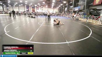 96 lbs Rd# 9- 2:15pm Saturday Final Pool - Arseni Kikiniou, California National Team vs Cannon Driscoll, Terps Xtreme