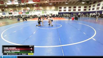 184 lbs Champ. Round 3 - Gabe Chesbro, University Of Saint Mary (KS) vs Michael Densmore, Embry-Riddle (Ariz.)