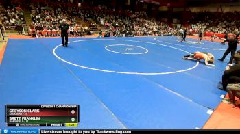 138 lbs D1/d2/d3 Finals (sat 3:00 P.m.) - Greyson Clark, Kaukauna vs Brett Franklin, Marshfield