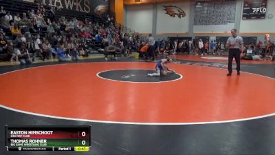 65 lbs Round 2 - Thomas Rohner, Big Game Wrestling Club vs Easton Himschoot, USA Mat Club