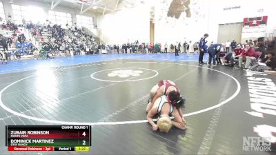 108 Boys Champ. Round 1 - Dominick Martinez, Otay Ranch vs Zubair Robinson, Monte Vista