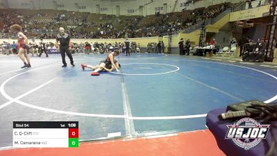 155 lbs Quarterfinal - Celina Quezada-Clift, Comanche Takedown Club vs Milyssa Camarena, Norman Grappling Club