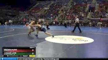 195 lbs Semis & 1st Wb (8 Team) - Connor Lamb, E4-West Fargo vs Broden Muske, E2-Valley City