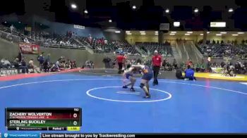 152 lbs Round 1 (4 Team) - Sterling Buckley, 2/1A Toledo vs Zachery Wolverton, 2/1A Monroe/Triangle Lake