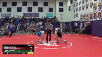92 lbs Round 4 (6 Team) - Casen Snyder, Washington Courthouse vs Crew Lafary, Sidney