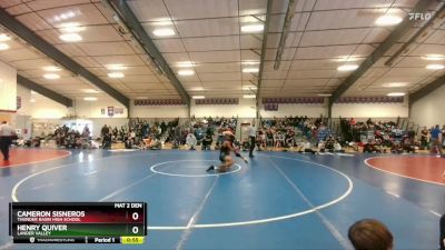 126 lbs Cons. Round 5 - Henry Quiver, Lander Valley vs Cameron Sisneros, Thunder Basin High School